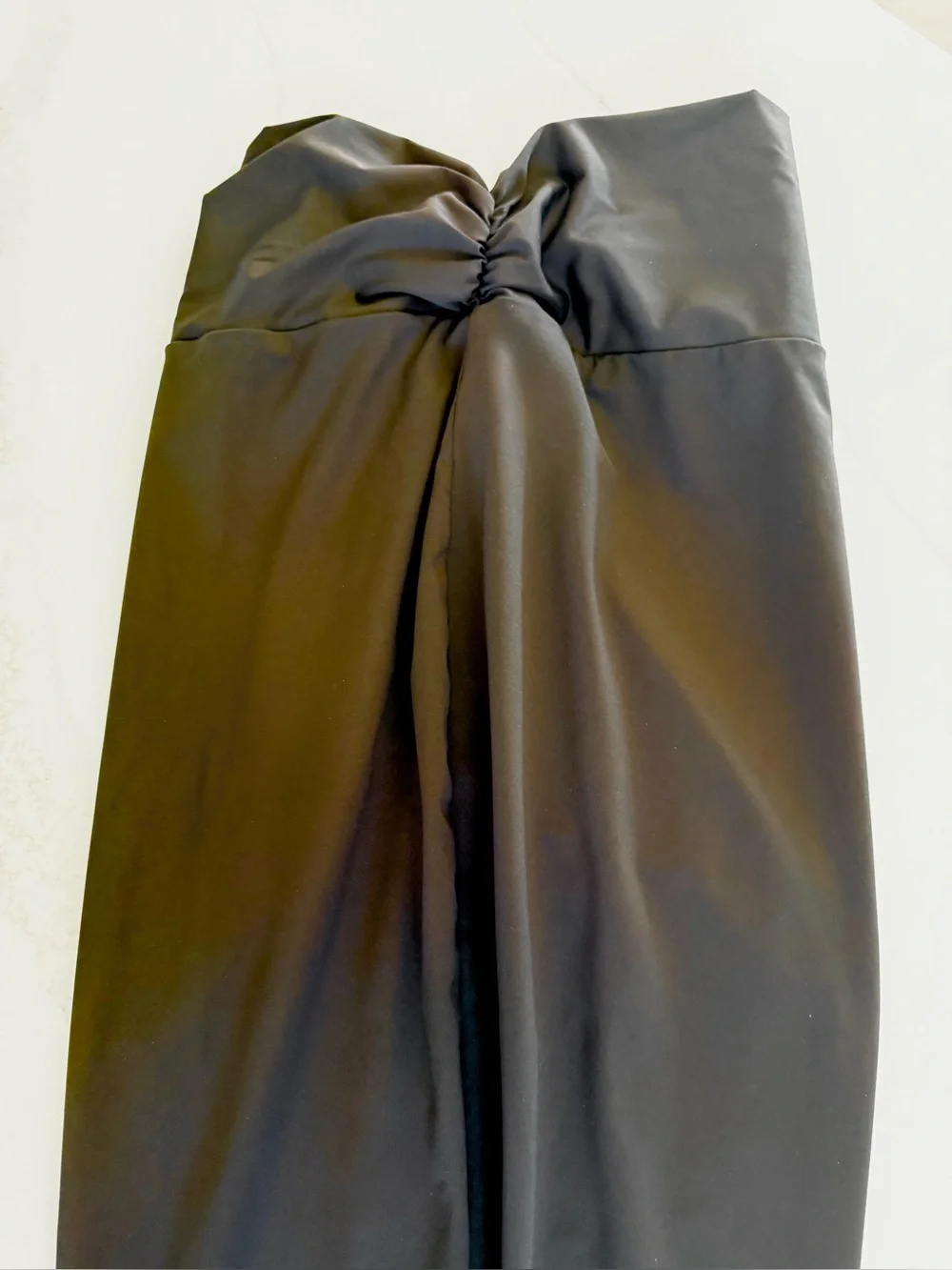 SKIMS Swim Sarong Black Twist Front Cover Up Maxi Skirt Size S Resort Beach VACA